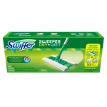 Swiffer Sweeper Dry and Wet Mop Starter Kit with 10 Cloths thumbnail 4