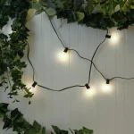 LUMABASE 25 LED White Globe String Lights with Warm Filament Bulbs, 25 ft. Weather Resistant Outdoor/Indoor Decor thumbnail 3