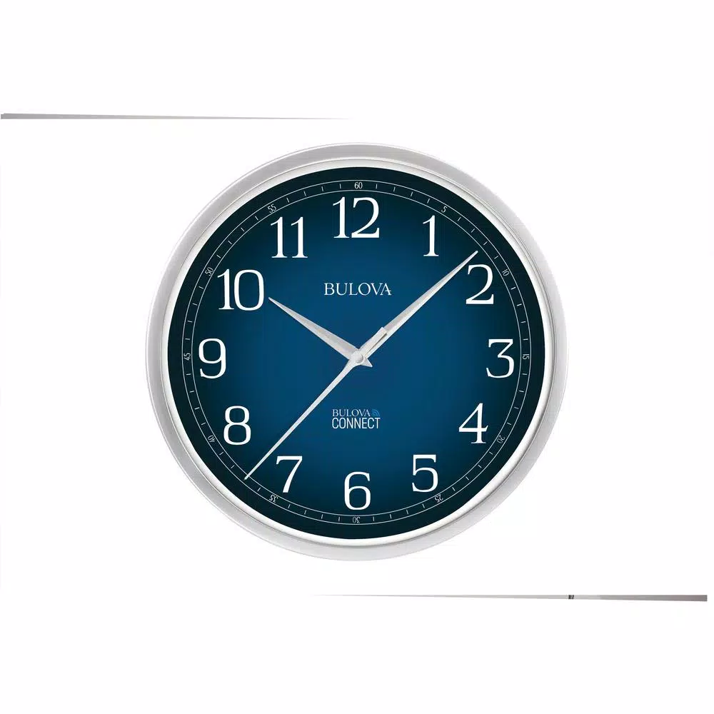 Bulova Golden Music 20 in. Pendulum Wall Clock with 12 Melodies and K-9 Crystal Elements