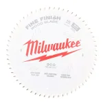 Milwaukee 10 in. Circular Saw Blade 2-Pack, 40-Tooth & 60-Tooth Carbide Blades thumbnail 2