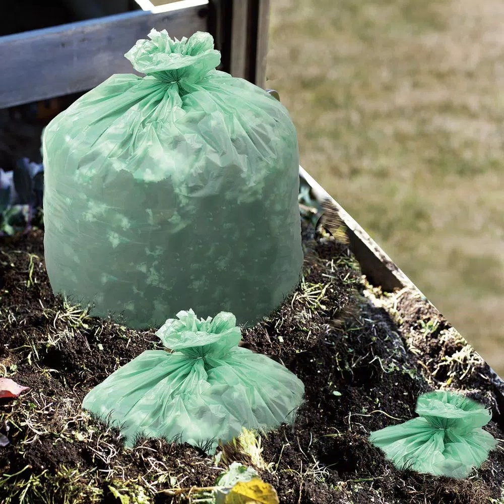 Stout EcoSafe 32 Gal. Compostable Trash Bags, 50 Count