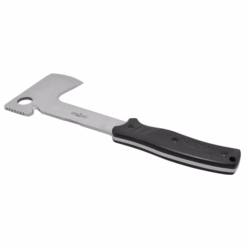 WESTERN BlackRiver 11.5 in. Titanium Bonded Blade Hatchet with Fire Starter and Ballistic Nylon Sheath