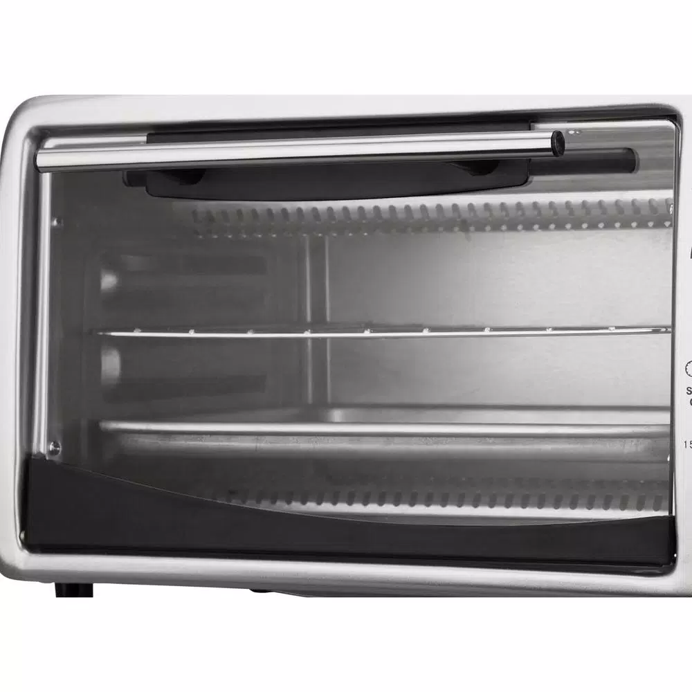 Brentwood Appliances TS-345B 4-Slice Toaster Oven and Broiler, 700W, Black