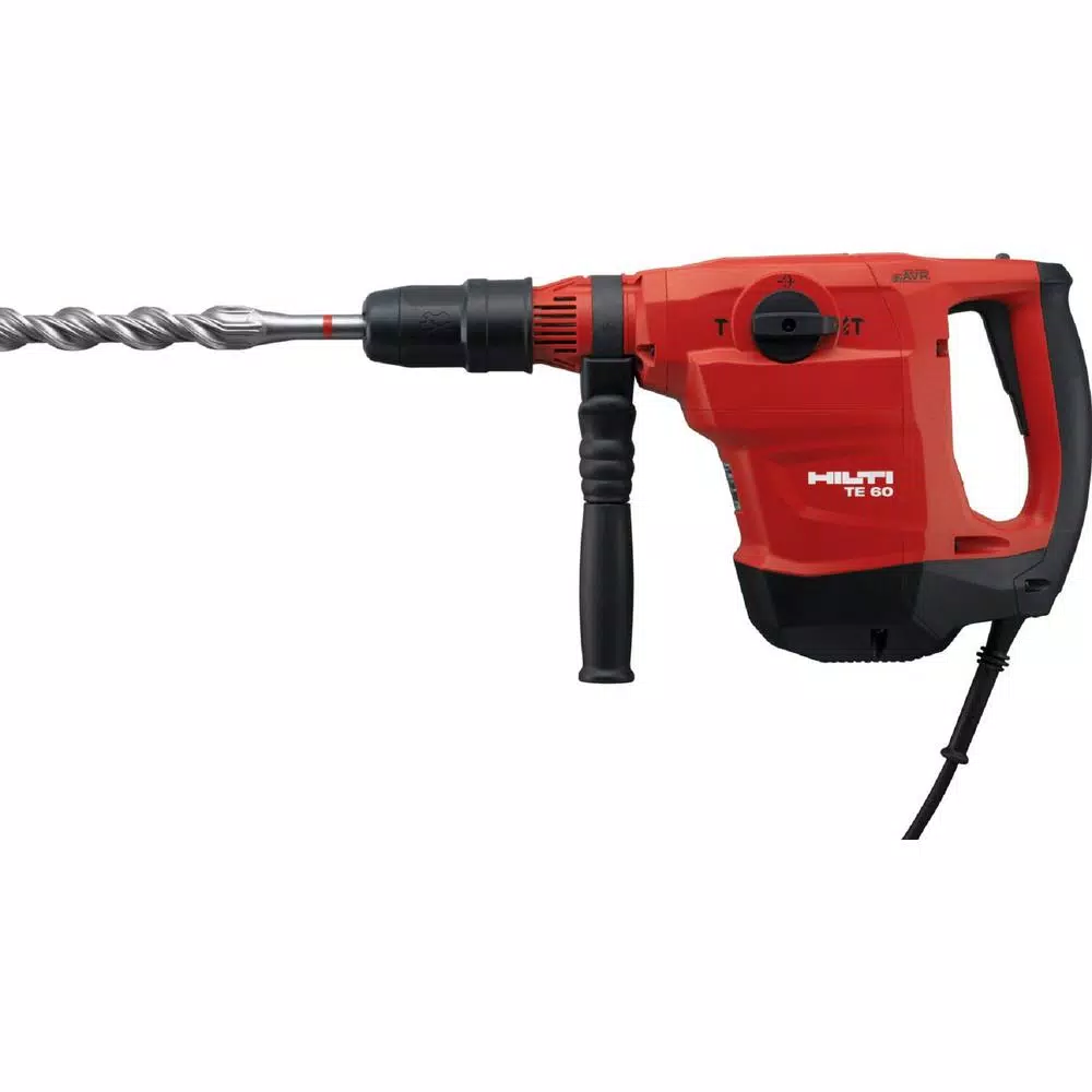 Hilti TE 60-AVR 120V 13A SDS-Max Rotary Hammer Kit with Dust Removal System and Drill Bit