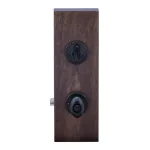 Copper Creek Colonial Tuscan Bronze Egg Door Knob with Single Cylinder Deadbolt Entry Lockset thumbnail 4