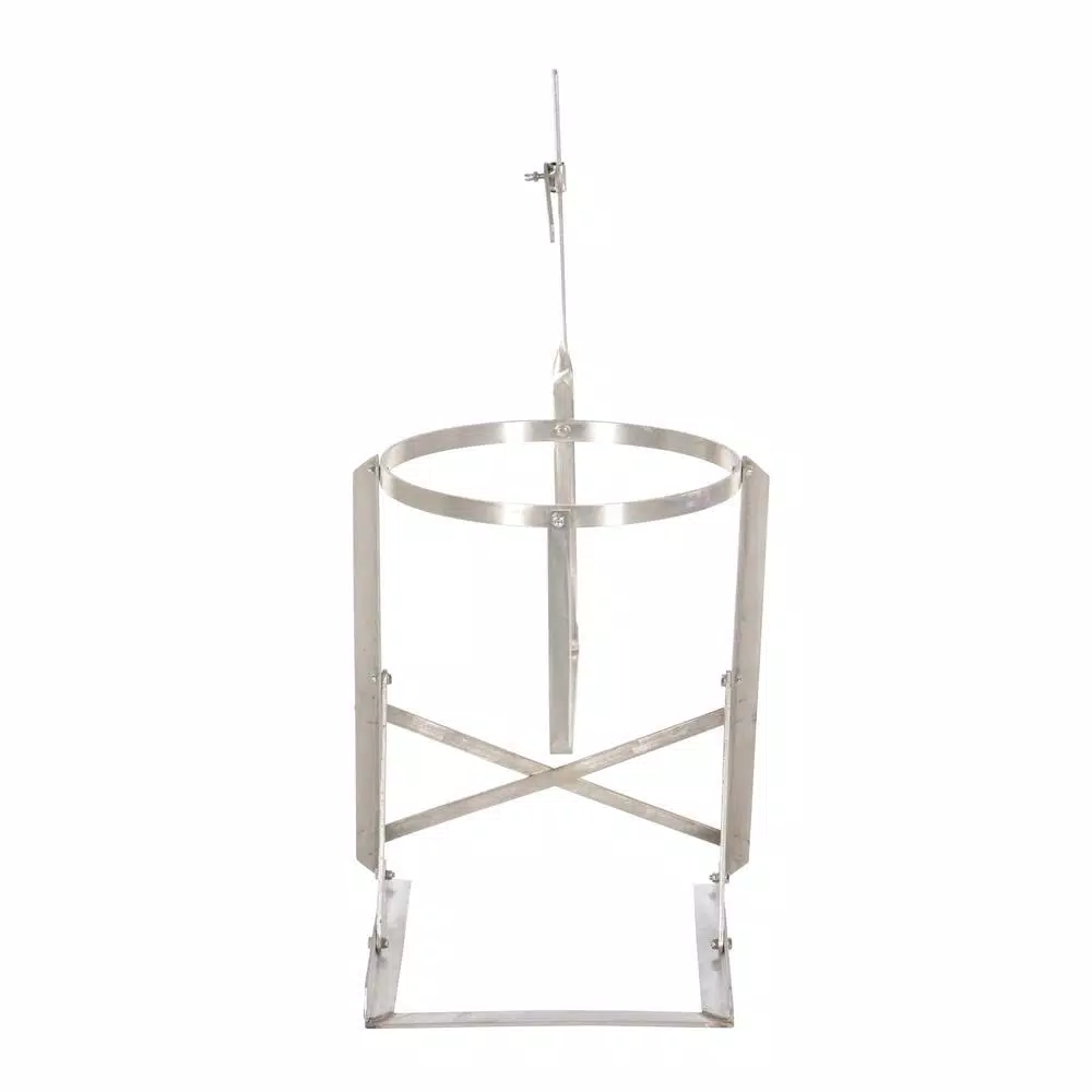 Vestil Stainless Steel Manual Pail Tipper for 5 Gallon Plastic or Steel Pails, 70 lb Capacity