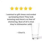 TOSSWARE Reserve Backbar 14 oz. Tritan Stacking Tall Glasses, Unbreakable Clear Plastic, Set of 24 thumbnail 6