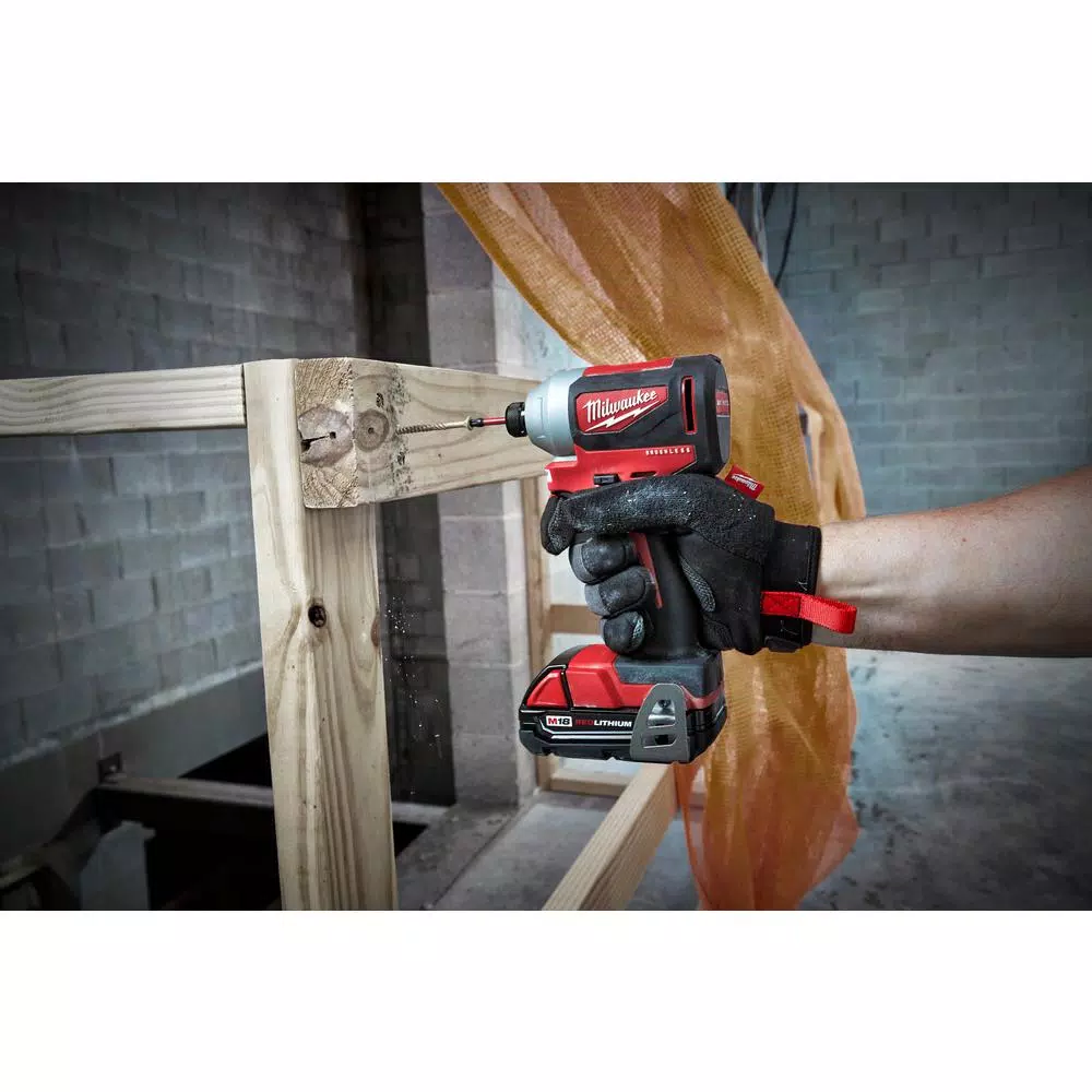 Milwaukee M18 18V Brushless Cordless Hammer Drill and Impact Driver 2-Tool Combo Kit