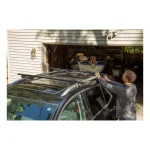 CURT Universal Aluminum Roof Rack Cross Bars, 150 lb. Capacity, Black (2-Pack) thumbnail 5