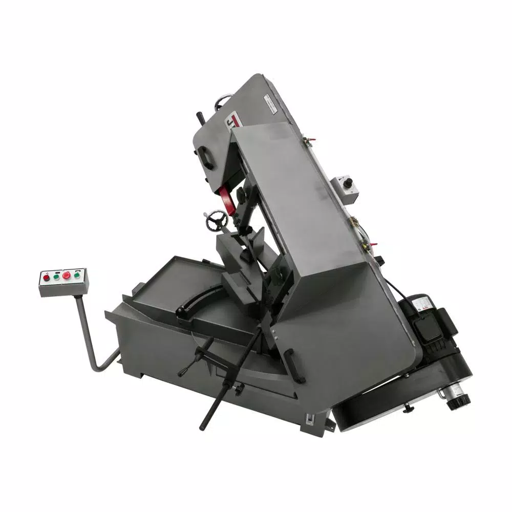 Jet 10 in. x 16 in. Horizontal Mitering Bandsaw, 2 HP, 230V/460V 3-Phase Metalworking Saw