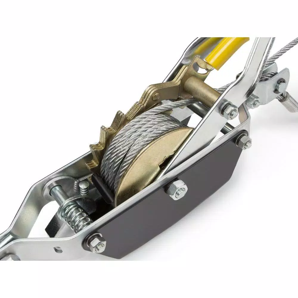 TEKTON 2 Ton Power Puller with 3/16 in. Aircraft-Grade Steel Cable