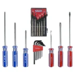 Best Value 20-Piece Screwdriver, Allen Key and Precision Screwdriver Set with Magnetic Chrome Vanadium Steel Tips thumbnail 1