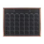 DesignOvation Calter Magnetic Chalkboard Monthly Calendar Memo Board with Frame thumbnail 2