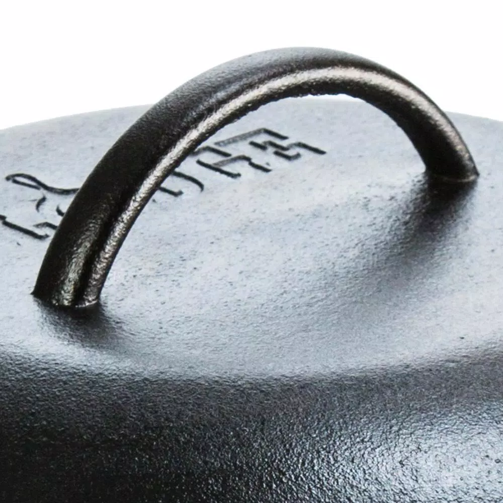 Lodge 5 Qt. Cast Iron Dutch Oven with Lid, Black
