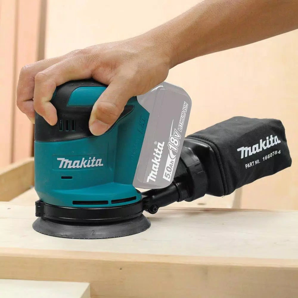 Makita 18V LXT Cordless 5 in. Random Orbit Sander, Tool-Only (XOB01Z)