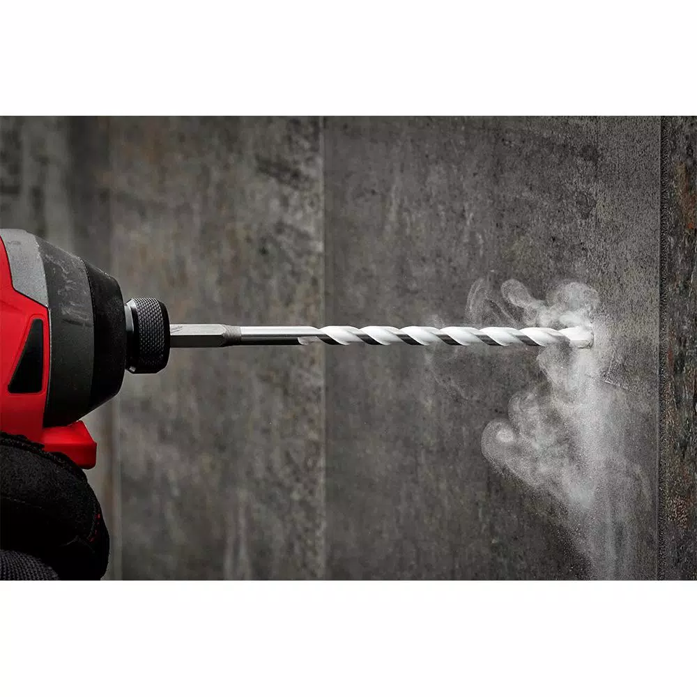 Milwaukee SHOCKWAVE 1/4 in. Carbide Multi-Material Drill Bit, 6 in. Length