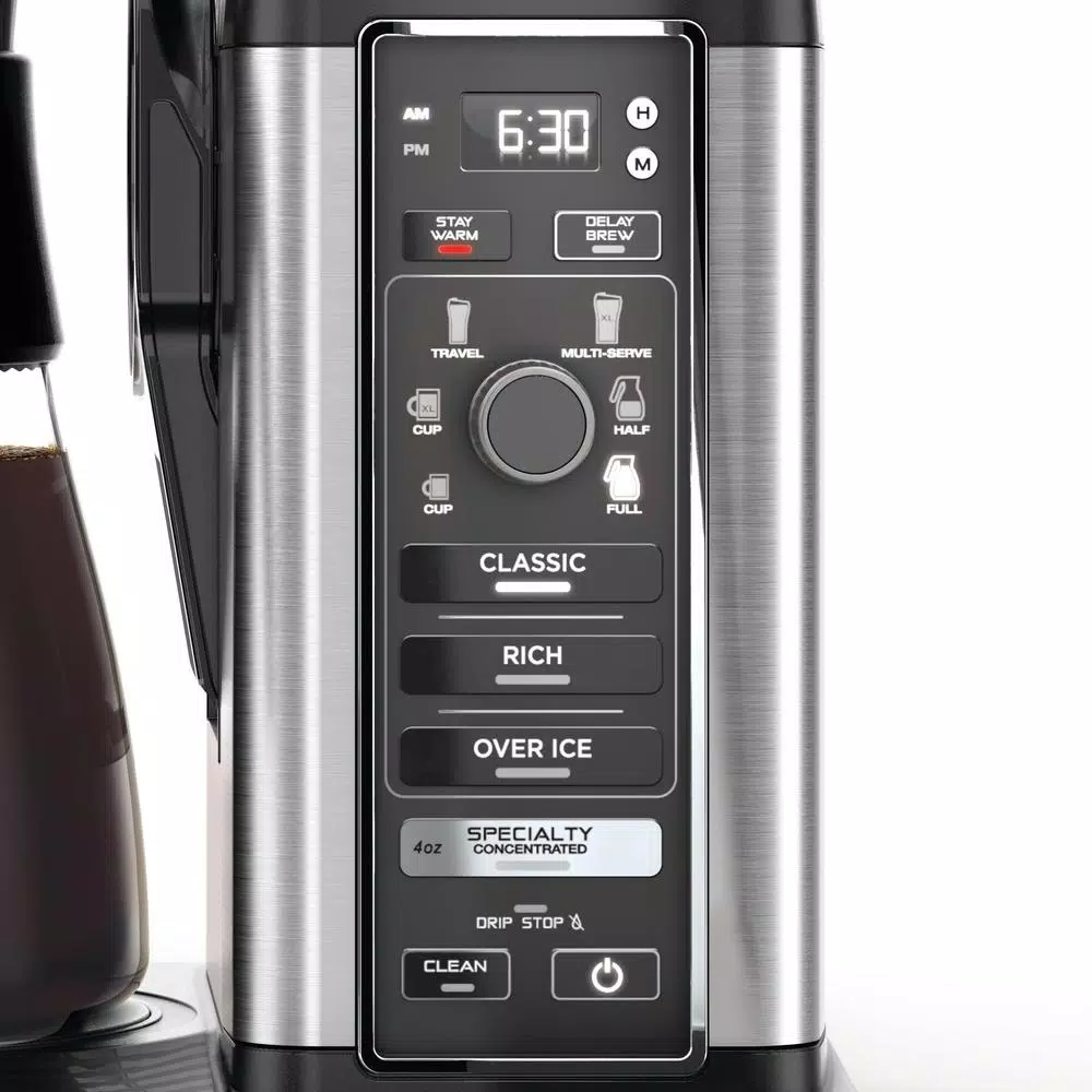 Ninja Specialty Coffee Maker with Fold-Away Frother, Drip Coffee Machine, Black
