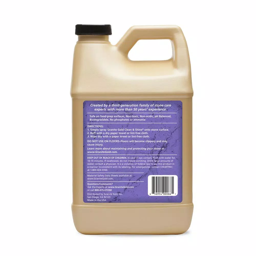 Granite Gold Daily Cleaner and Polish Refill, 64 oz.