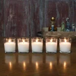 Stonebriar Collection Stone Briar White Unscented Glass Filled Votive Candles, 48 Pack thumbnail 2