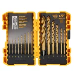DEWALT 14-Piece Titanium Pilot Point Twist Drill Bit Set thumbnail 1