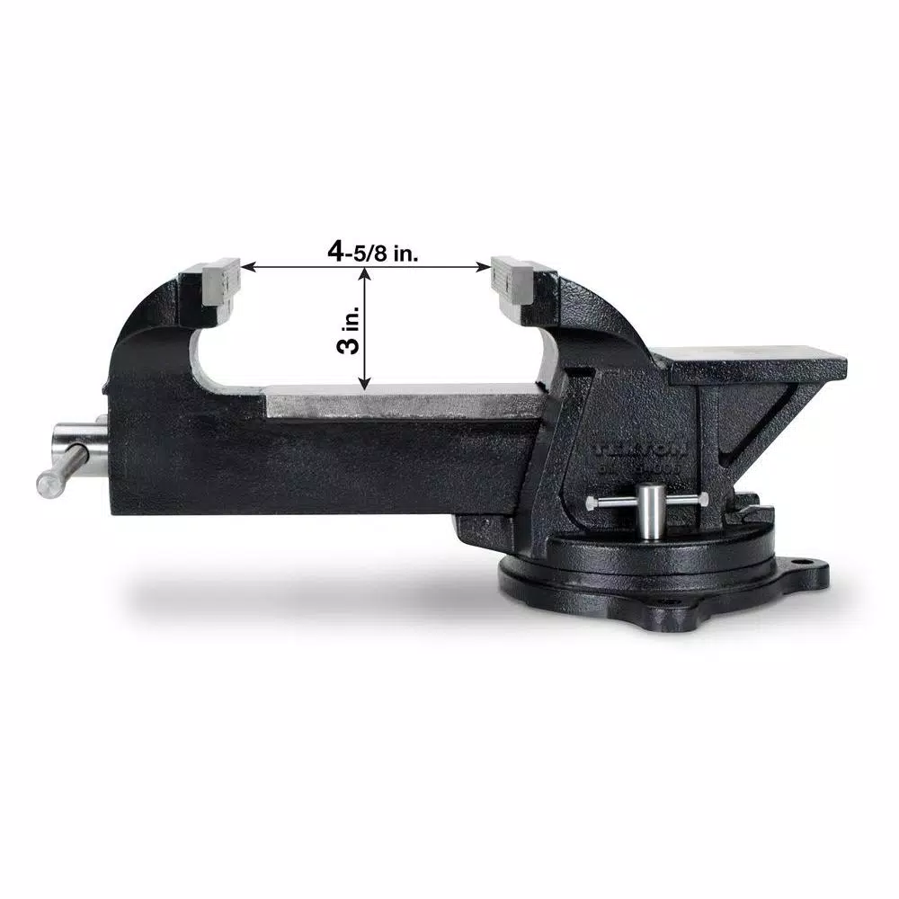 TEKTON 6 in. Swivel Bench Vise with Polished Anvil