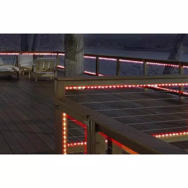 DEERPORT DECOR 16 ft. Red LED Mini Rope Light, 80-Light Flexible Indoor/Outdoor Specialty Lights