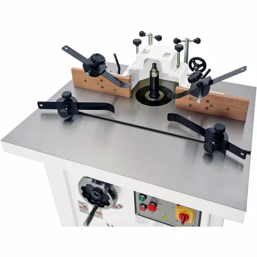 Shop Fox 5 HP Spindle Shaper with Cast-Iron Table and 4 Spindle Speeds
