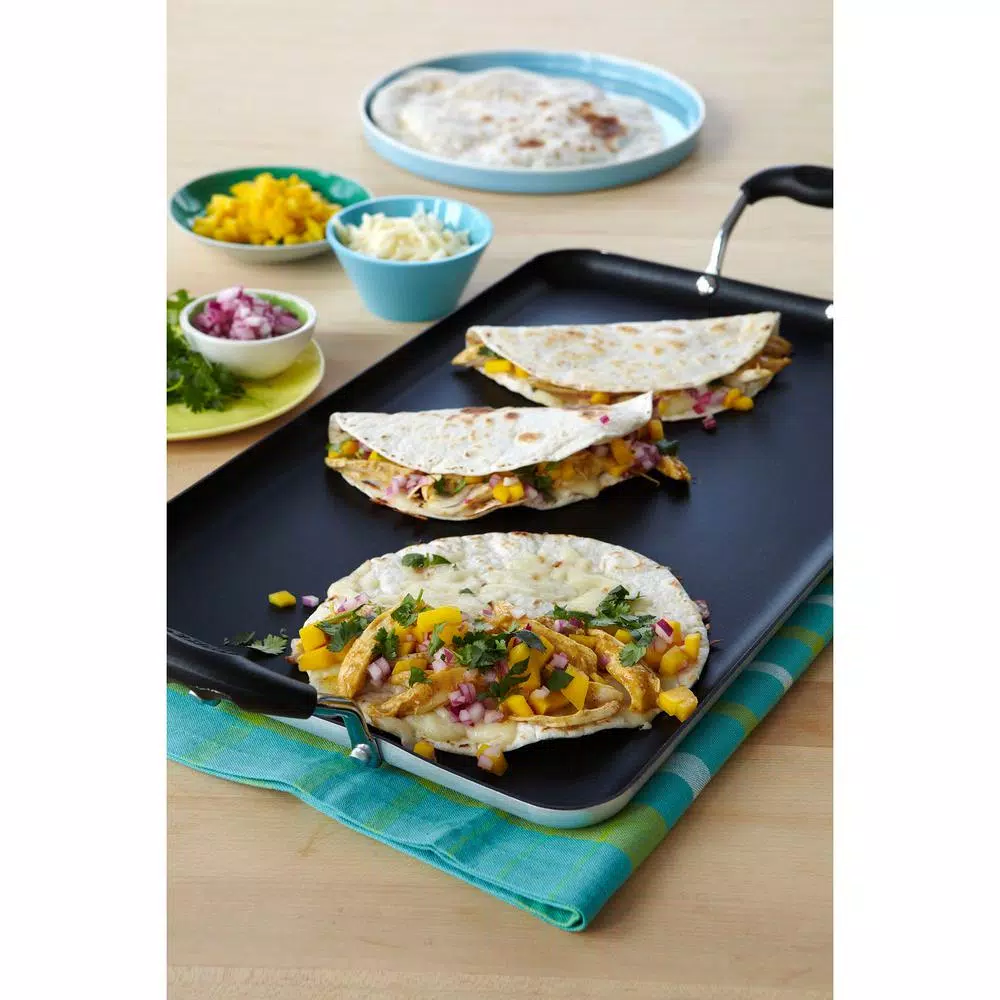 IMUSA 26 in. Nonstick Double Burner Aluminum Griddle