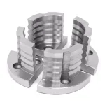 WEN 1.5 in. Double-Grooved Lathe Chuck Jaws for LA4374 3.75 in. 4-Jaw Chuck thumbnail 1