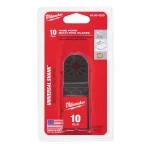 Milwaukee 1-5/8 in. Oscillating Multi-Tool Blades for Wood and Hardwood, Universal Shank (10-Pack) thumbnail 1