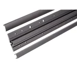 Global Door Controls 83 in. Heavy Duty Continuous Hinge, Limited Frame, Duranodic Finish thumbnail 4