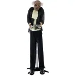 Haunted Hill Farm 5 ft. Animatronic Moaning Butler Halloween Prop thumbnail 1
