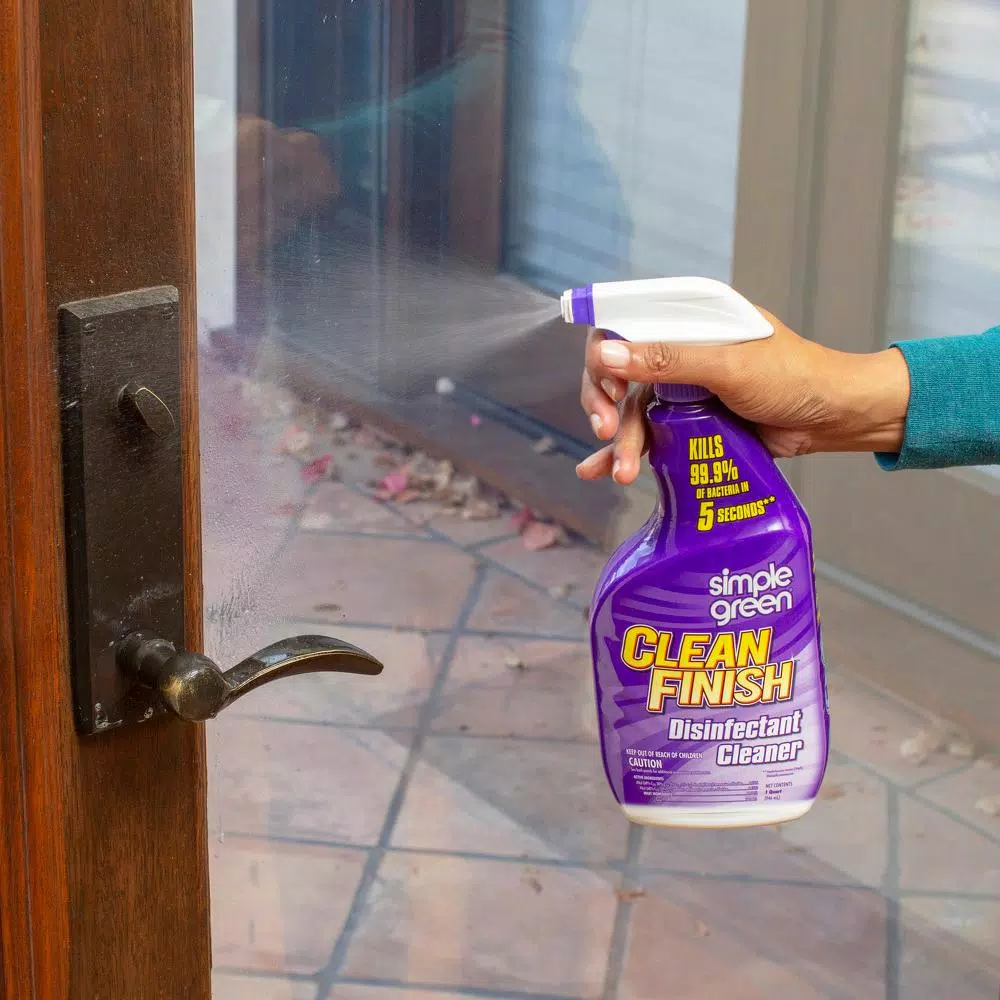 Simple Green Clean Finish Disinfectant Cleaner, 32 oz. (Case of 2)