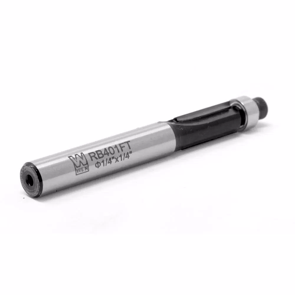 WEN 1/4 in. Flush Trim Carbide Tipped Router Bit with 1/4 in. Shank