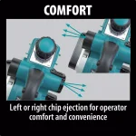 Makita 3-1/4 in. Corded Planer, 7.5 Amp, 16,000 RPM thumbnail 11
