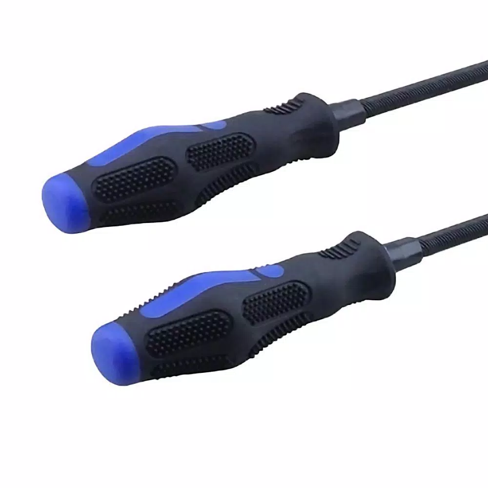 Worker The Worker 2-Piece 20 in. Flexible 1/4 in. Bit and Socket Driver Set with Bendable Extension Shaft