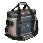 Camp-Zero 13.9 Qt. 20-Can Soft Cooler - Beige and Blue thumbnail 2