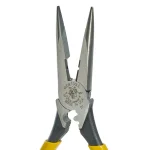 Klein Tools 8 in. Heavy Duty Long Nose Side Cutting Crimping Pliers thumbnail 6
