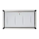 Foundations Horizontal Recessed Baby Changing Station with Stainless Steel Frame thumbnail 1