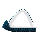 Unger 2-in-1 Tile and Grout Scrubber with V-Shaped Bristles and Corner Cleaning Head thumbnail 1