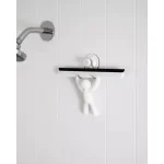 Umbra Buddy Shower Squeegee with Suction Cup, White thumbnail 5