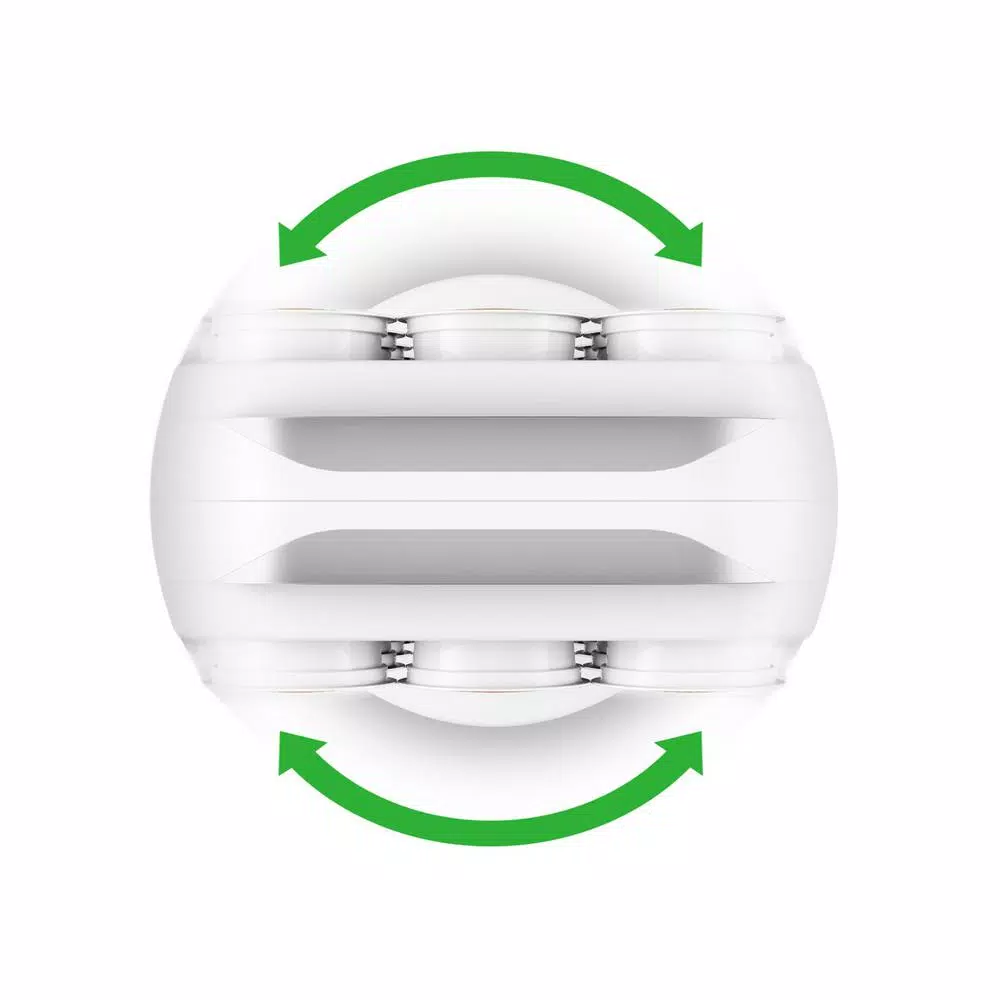 Mind Reader Apollo 30-Capacity White K-Cup Storage and Coffee Pod Carousel for Keurig
