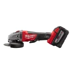 Milwaukee M18 FUEL 4-1/2 in./5 in. Cordless Angle Grinder Kit with (2) 9.0 Ah Batteries & Rapid Charger thumbnail 4