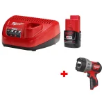 Milwaukee M12 12V Lithium-Ion Cordless LED Spotlight and Starter Kit thumbnail 1