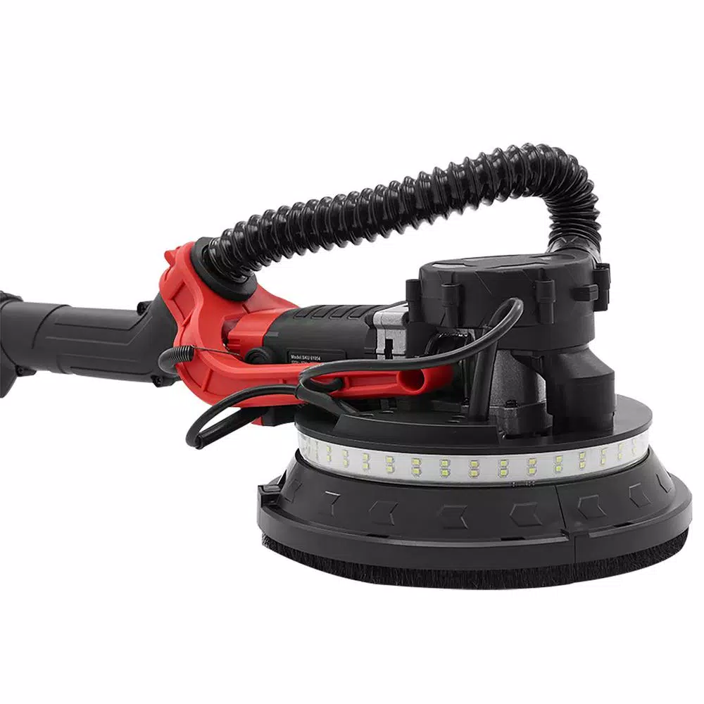 XtremepowerUS 900W Portable Telescopic Drywall Sander with Variable Speed and Dust Collection