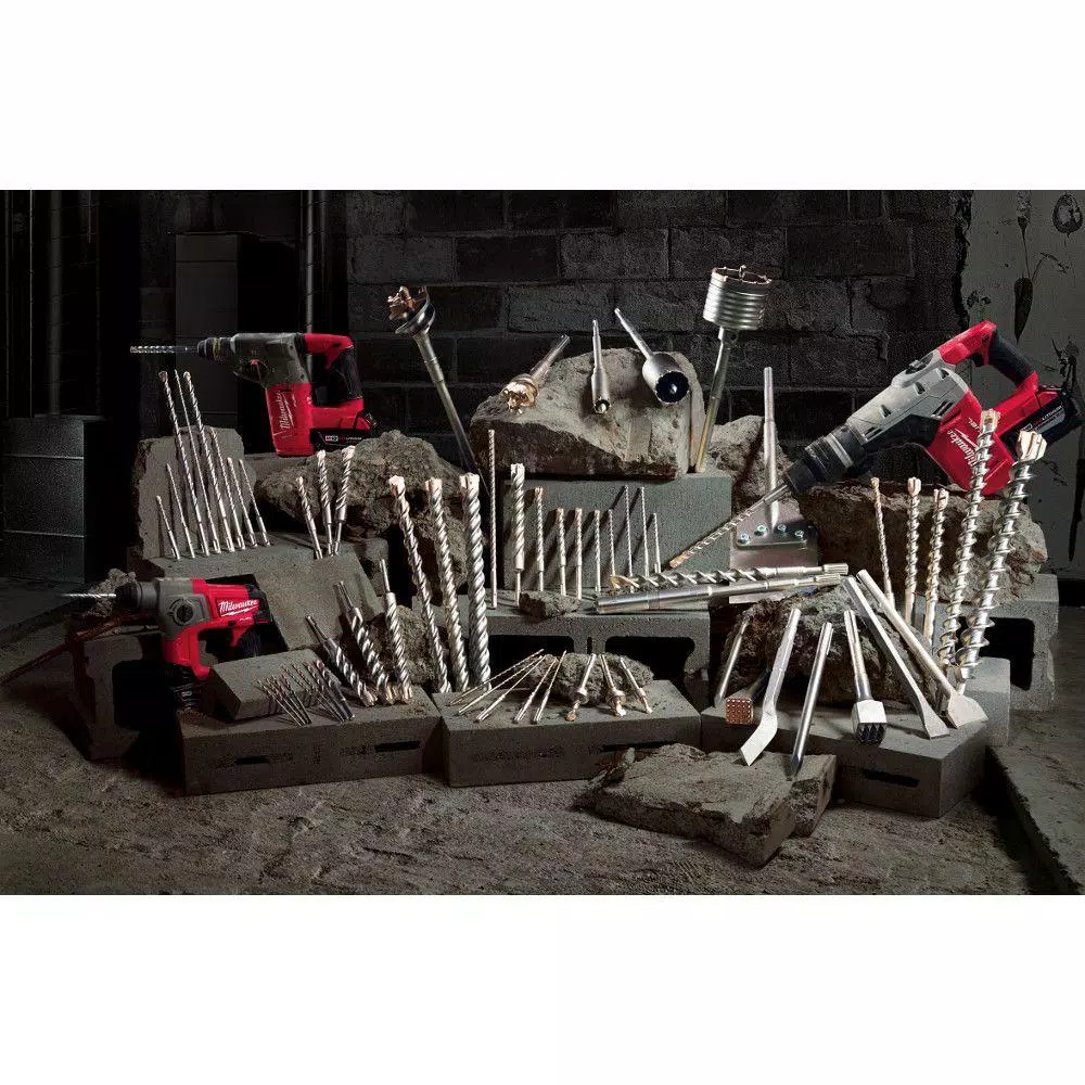 Milwaukee 48-62-6015 3/4 in. x 10 in. SDS Plus Steel Flat Chisel