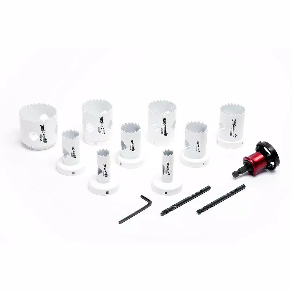 BLU-MOL Disston Blu-Mol Xtreme QuickCore 13-Piece Hole Saw and Quick Change Arbor Set