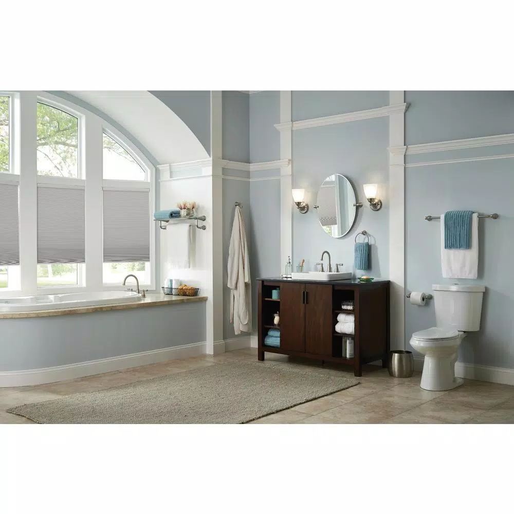 Moen Banbury 3-Piece Brushed Nickel Bath Hardware Set with 24 in. Towel Bar, Towel Ring, and Toilet Paper Holder