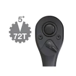TEKTON 1/2 in. Drive 10 in. Composite Ratchet, 72-Tooth Oval Head thumbnail 10
