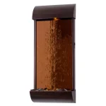 Kenroy Home Vale 33 in. Steel Bronze and Copper Wall Fountain with LED Lighting thumbnail 1